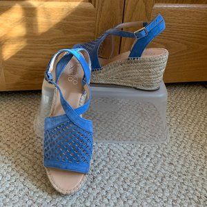 FRANCO SARTO - Celestial Suede Espadrille - NEW, No Box